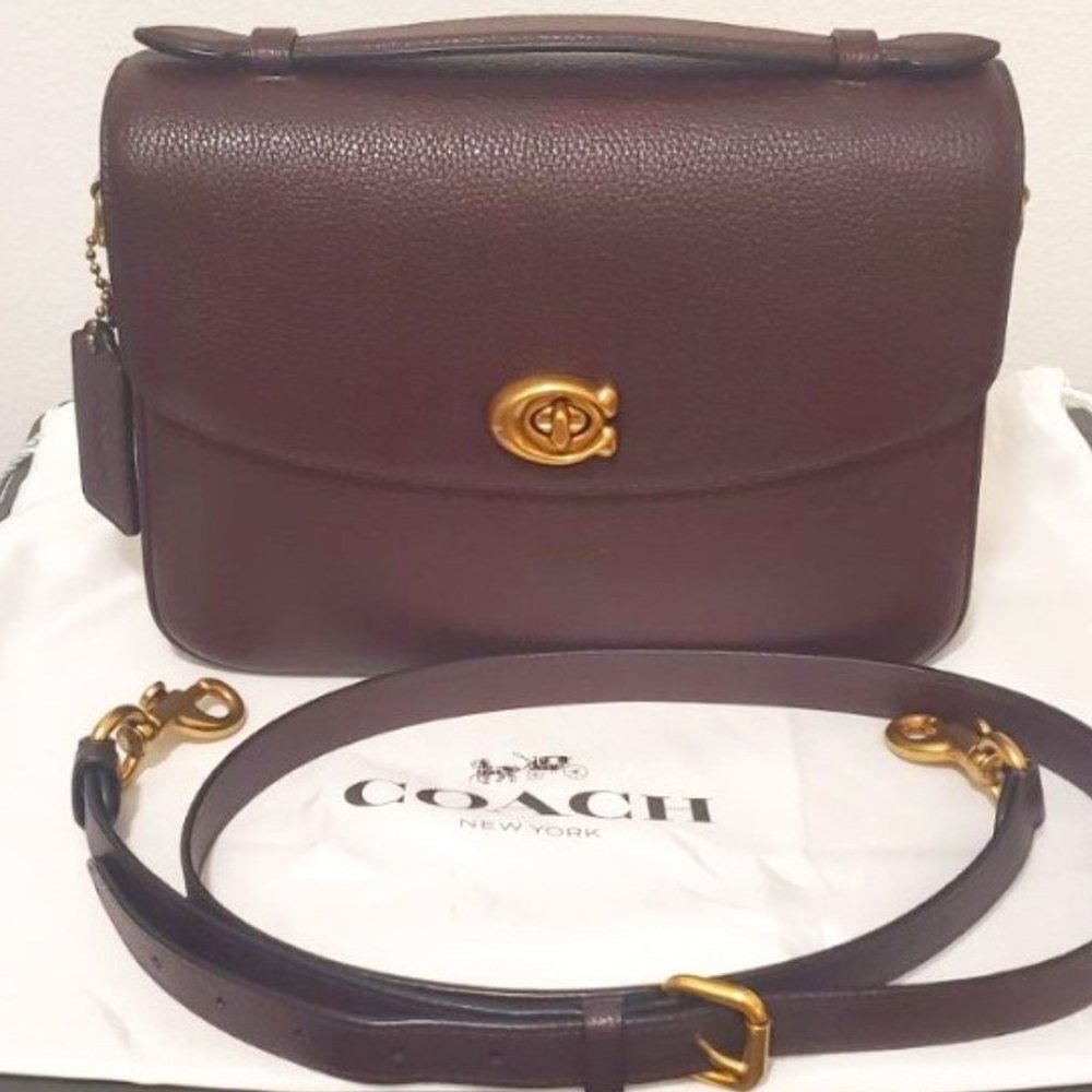 Coach Cassie crossbody bag in oxblood/burgundy